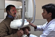 Dental technician student in NYF's Vocational Education and Career Counseling Program