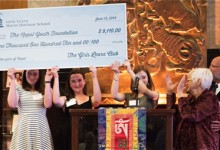 Marin Horizon School students present check to NYF